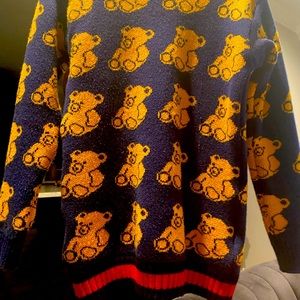 Gucci teddy bear boys sweater